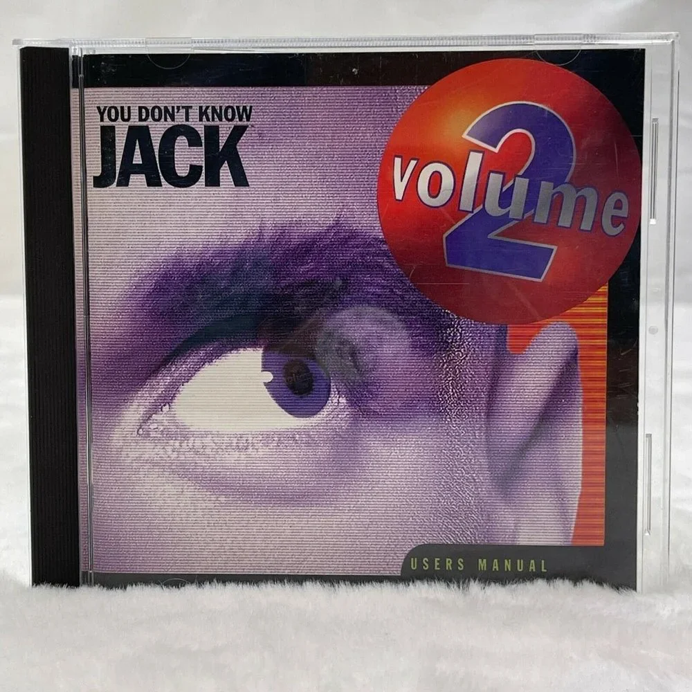 You Don't Know Jack Volumes 2 & 3 PC CD Vintage Trivia Games